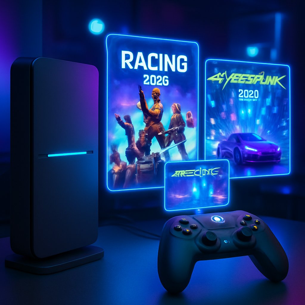 Ilustrasi Koleksi Game Online 2026: Visual Futuristik dan Premium